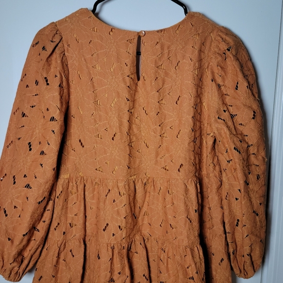 Flying Tomato Floral Eyelet Mini Dress | Elegant Dress | Size Small - Picture 7 of 7